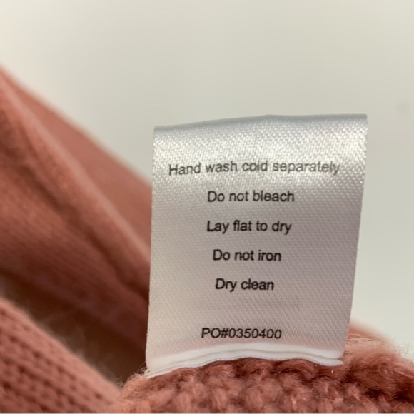 Show Me Your Mumu Tamaya Tunic Distressed Sweater Size Small Pink Long Sleeve - Picture 7 of 9